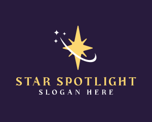 Sparkle Astral Star logo design