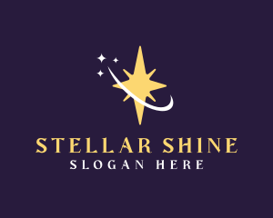 Sparkle Astral Star logo design