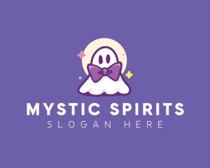 Ghost Ribbon Cartoon logo design