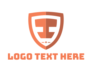 Shield - Shield Letter I logo design