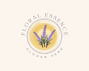 Bouquet - Lavender Flower Bouquet logo design