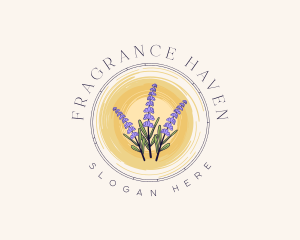 Lavender Flower Bouquet logo design