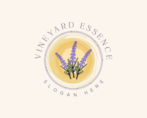 Lavender Flower Bouquet logo design