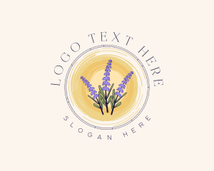 Lavender Flower Bouquet Logo