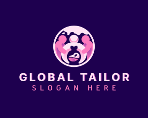 Global Family Community logo design