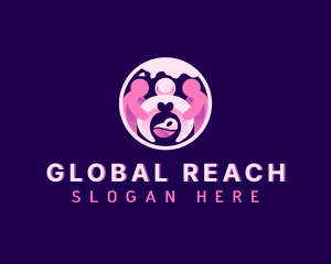 Global Family Community logo design