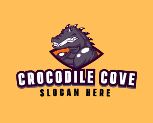 Crocodile - Angry Crocodile Esport logo design