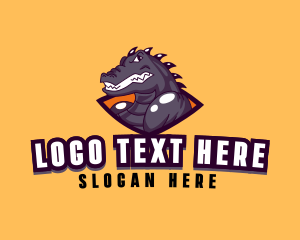 Game - Angry Crocodile Esport logo design