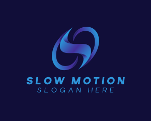 Tech Motion Professional Letter S logo design