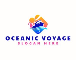Cruise - Cruise Ship Travel logo design