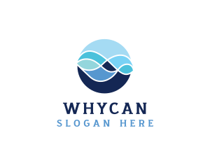 Ocean Wave Water Logo