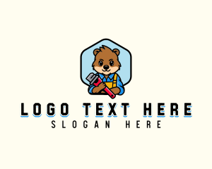 Contractor - Bear Repair Contractor logo design