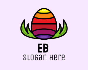 Gay Marriage - Colorful Easter Egg logo design