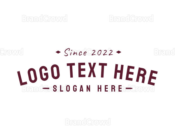 Hipster Apparel Business Logo