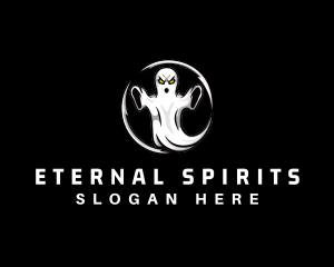 Creepy Ghost Spirit logo design