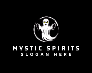 Creepy Ghost Spirit logo design