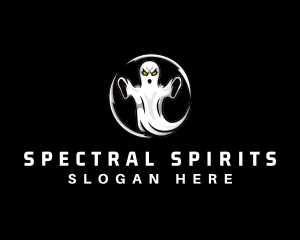 Creepy Ghost Spirit logo design