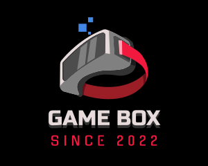 Xbox - Virtual Reality Gaming Goggles Gadget logo design