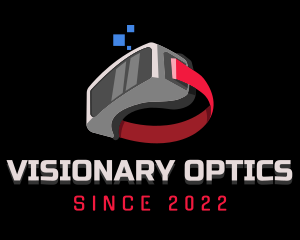 Eyewear - Virtual Reality Gaming Goggles Gadget logo design
