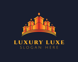 Luxury Crown Box logo design