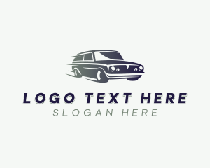 Racer - Fast Car Automobile logo design