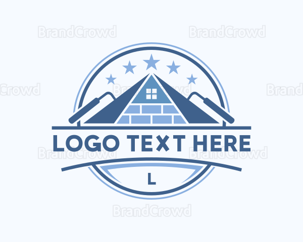 Construction Brick Masonry Logo