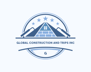 Construction Brick Masonry logo design