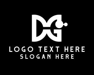 Letter Nr - Modern Simple Business logo design