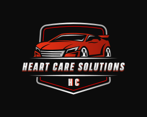 Sedan Transportation Car logo design