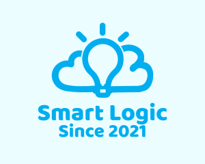 Logic - Cloud Light Bulb logo design