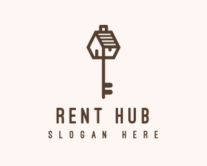 Housing Real Estate Key logo design