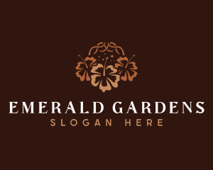 Nature Flower Gardening logo design