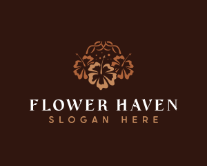 Nature Flower Gardening logo design