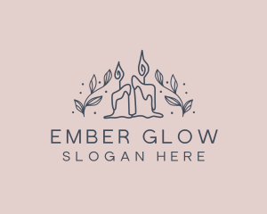 Ember - Candle Aromatherapy Decor logo design