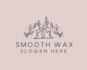 Candle Aromatherapy Decor logo design