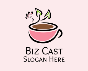 Healthy Coffee Cup Logo