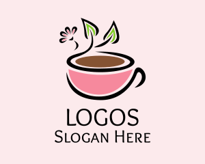 Healthy Coffee Cup Logo