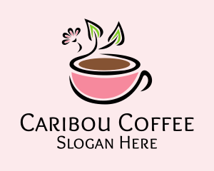 Healthy Coffee Cup logo design