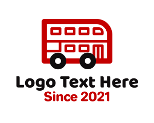 Double Decker - London Tour Bus logo design