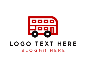 Bus - London Tour Bus logo design