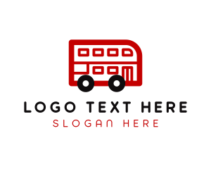 Exploration - London Tour Bus logo design