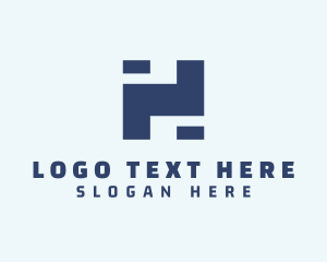Letter H - IT Innovation Letter H logo design