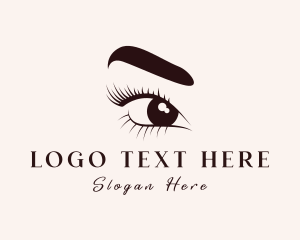 Eye - Female Eye Eyebrow logo design