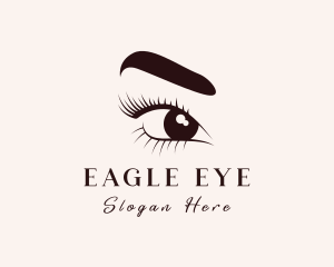 Female Eye Eyebrow  logo design