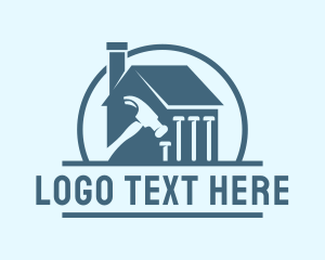 Tradesman - Hammer House Carpentry logo design