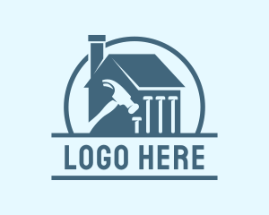 Repair - Hammer House Carpentry logo design