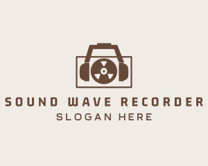 Reel Tape Recorder logo design