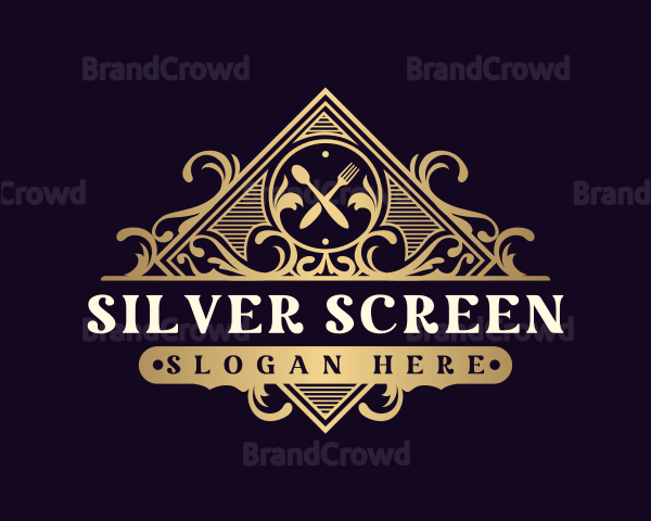 Luxury Restaurant Diamond Logo