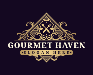 Luxury Restaurant Diamond logo design