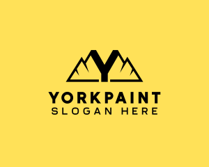 Mountain Summit Letter Y logo design